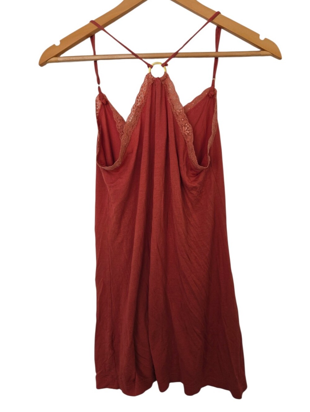 ✨ SOLEMIO BOHO LACE RACERBACK CAMI TANK ✨ - Picture 3 of 4
